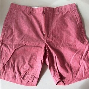J. Crew Men's Pink Flat Front Shorts